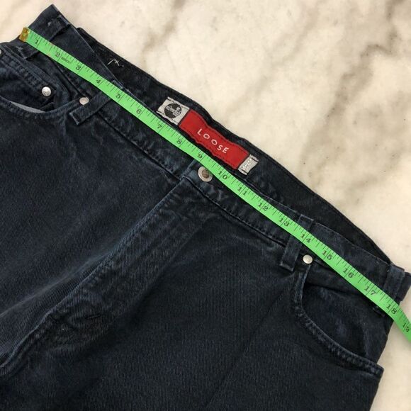 Vintage 90’s Levi’s SilverTab Loose Fit 36x31 Dark Blue Made in USA - Picture 7 of 10